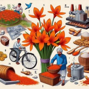 گلبرگ زعفران: طلای بنفش فراموش شده! 6 بازار و اقتصاد گلبرگ زعفران